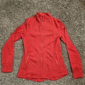 Women's Red Zip-Up Jacket